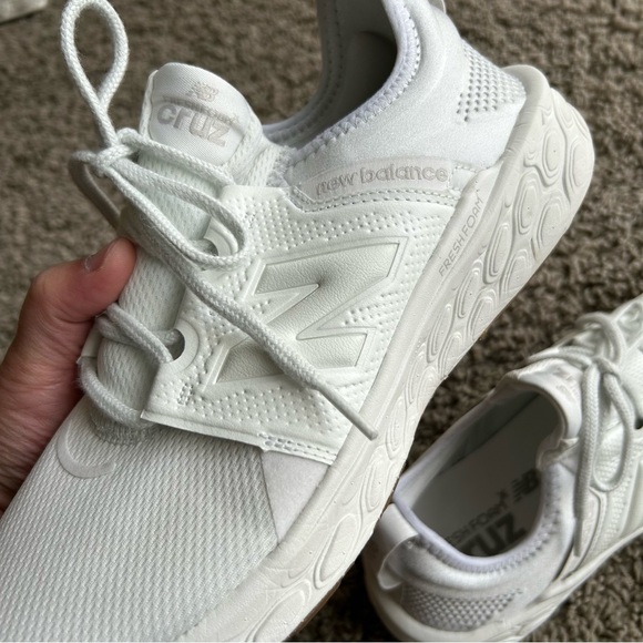 New Balance Fresh Foam X Cruz V3 White Women's 11.5D/Men’s 10D Gym Shoes - Picture 12 of 16